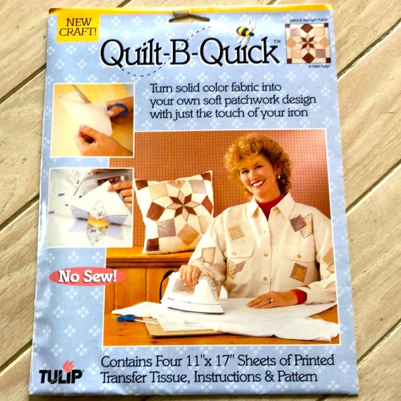2 sets NWT Quilt B Quick no sew craft - Picture 2 of 14